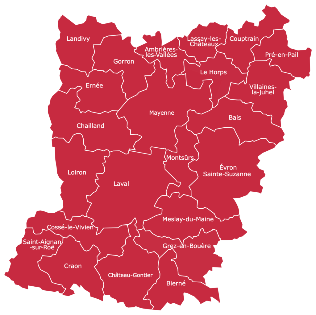 Cantons JA de la Mayenne